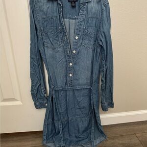 U.S. Polo Assn. Blue Long Sleeve Dress